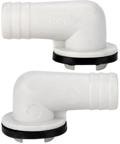 YUMILI Klimaanlagen-Ablaufschlauch-Anschlusswinkel, Universeller Rechtwinkliger Auslassanschluss, Klimaanlagen-Ablaufwerkzeug, Abflussrohr Zum Ablassen von Abwasser