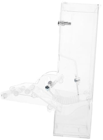 BESPORTBLE Comedero Automático para Pájaros Pequeños con Soporte Contenedor Acrílico Fácil De Limpiar y Extraíble para Jaulas De Periquitos Estorninos Pericos
