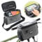 LPZMPZ Fahrradtasche Lenker Vorne 5L Lenkertasche Fahrrad Ebike Wasserdicht Lenkertaschen Bikepacking mit Handyhalterung, Touchscreen Und Abnehmbarer Schultergurt