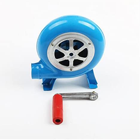 Zentrifugaler Luftbeweger, Bodenventilator, 8. 0W-300W. Metall Industrial Outdoor Barbecue Eisen Gang Hand Kurbel Gebläse Handlüfter Manuelle Feuergebläse Popcorn Fan für Zuhause, Werkstätten, Fabrike