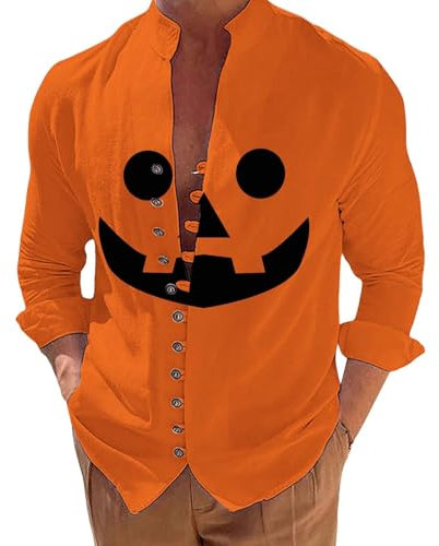 Chemise décontractée à manches longues en velours côtelé pour homme - Automne - En soie, rose gold, 3XL