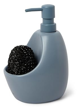 Umbra Distributeur de Savon en céramique Bleu Ardoise