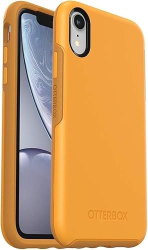 OtterBox iPhone XR (Only) - Symmetry Series Case - Aspen Gleam (Citrus/Sunflower) - Ultra-Sleek - Wireless Charging Compatible - Raised Edges Protect Camera & Screen - Non-Retail Packaging