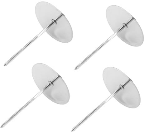 KICHOUSE 12pcs Cake Flower Nail Stand Professional Heating Core Icing Flower Nails for Baking DIY Cake Decorating Tools