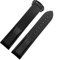 EAMOM Gebogenes Ende 20 mm 22 mm Gummi-Silikonarmband für Omega-Uhr At150 Seamaster 007 für Seiko Mido-Markenarmband(Black-black,22mm)