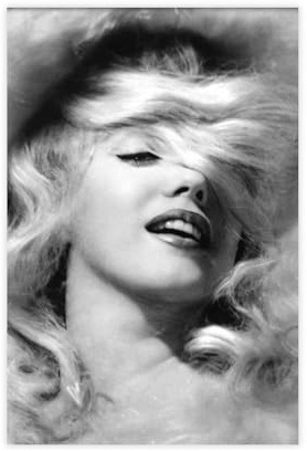 efhavce Marilyn Monroe Poster auf Leinwand, Wandkunst, Dekordruck, Bild Gemälde für Wohnzimmer, Schlafzimmer, Dekoration, 30 x 45 cm