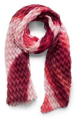 Street One Damen A572807 Gemusterter Schal, Glory Red, A