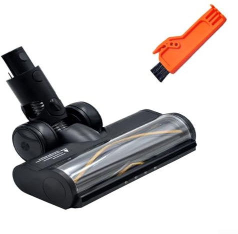 Ersatz-Bodenbürstenkopf mit LED-Licht, für Dreame R20 R30, für T20 für T30 R10, für T20 Pro V6 V8 V12 V16 V12S V16S H30 H40 schnurlosen Staubsauger (schwarz)