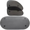 Kit de Parasol para Coche 3 Pzs - 1 Trasero 100 x 50, con 2 Lateral (Kit de Parasol 1 Trasero de Coche, 100 x 50 cm y 2 Parasoles Lateral con Forma - Universal - Negro)