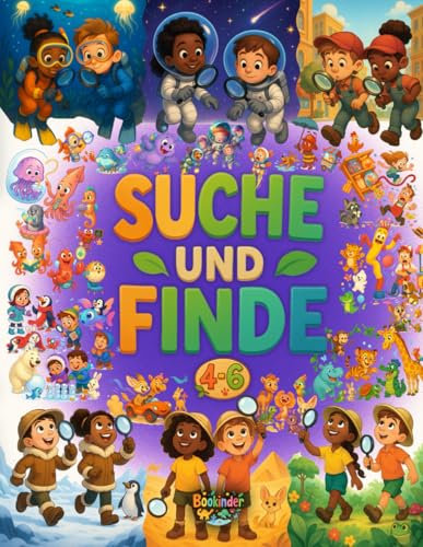 Suche und Finde Wimmelbuch für Kinder Ab 4 Jahren: Kinderbuch groß spielebuch 4, 5 und 6 Jahren