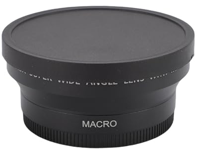 Akozon Wide Angle Macro Additional Lens 67mm HD 2 in 1 Extra Lens Attachment for Camera Photography