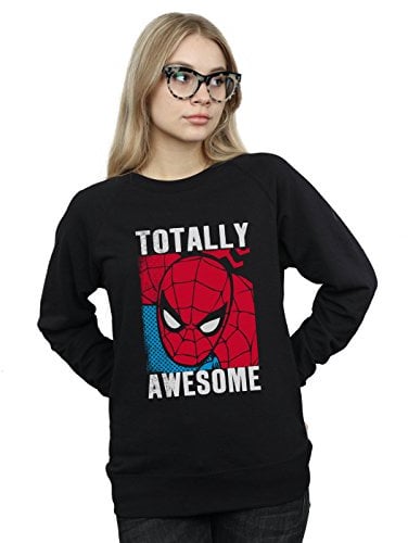 Marvel Women's Spider-Man Totally Awesome Sweatshirt
