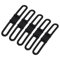 VGEBY1 5PCS Gomas Luz Bici, Soporte Silicona para Luz Bici Correa para Bicicleta para Ciclismo