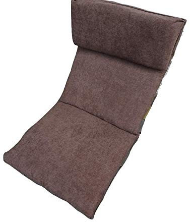 Kissen FÜR SCHAUKELSTUHL Typ Pello oder Poang IKEA. Hergestellt aus hochwertigem Polsterstoff. Sitz 57 x 50 Rücken 57 x 70, 8 cm dick (Braun)