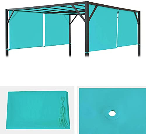 Toile de Rechange pour Toit de pergola Baia 4x4m - Turquoise