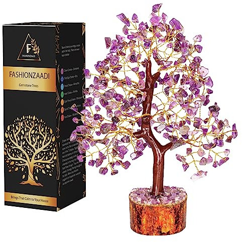 Kristallbaum des Lebens – Amethyst Baum – Positive Energie Kristalle – Meditationsbaum – Amethyst Geschenk – Altar Dekor – Kristallbaum – Reiki Geschenke – Baum des Lebens Dekor – Chakra Kristalle