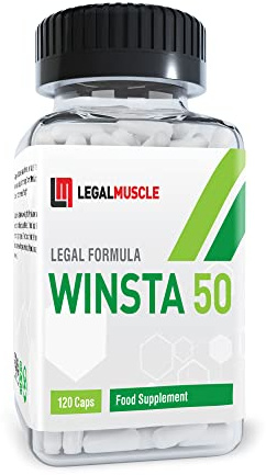 WINSTA 50 - Legal Muscle - Advanced Legal Bodybuilding Supplement - 120 Vegetarian Capsules - 30 Days Supply - UK Manufactured