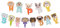 AIBAOBAO Happy Birthday Girlande kinder, Hunde geburtstag girlande Papier, Geburtstagsdeko Girlande Mädchen Junge Wiederverwendbar, Happy Birthday Banner für Pet Theme Kinder Geburtstagsfeier