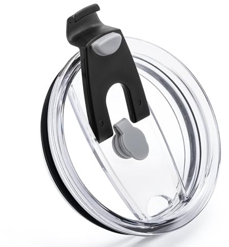Prurex Couvercles de rechange résistants aux éclaboussures pour gobelet Yeti Rambler, Beast et plus encore, compatibles avec la paille, sans BPA
