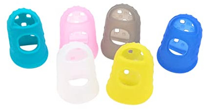 Fingerschutz für Gitarre, Fingerschutz, Silikon-Fingerschutz, Kinder-Werkzeug, E-Gitarre, Zubehör, Fingerspitzenschutz, , Daumen, 10 Stück, WBNN6LJBOI07B3533N73Q