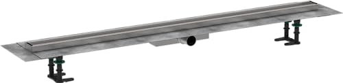 hansgrohe 56173000 RainDrain Compact Duschrinne 1200 befliesbar für Flache Installation Komplettset