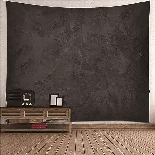 Banemi Wandtuch Schwarz, Wandteppich Cute Polyester Schwarzes Minimalistisches Muster Wandteppich Wanddekoration 350x256cm