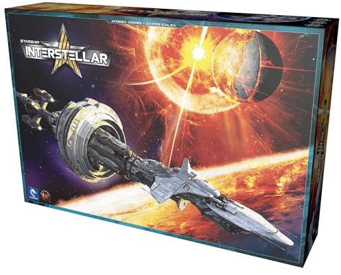 Starship Interstellar Strategy Board Game - Futuristic Sun Resource Management for 1-4 Players, Ages 14+, 150 Min Gameplay