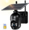 Xega 3G/4G LTE Überwachungskamera Aussen mit SIM Karte Kabellos Solar PTZ IP Kamera Outdoor mit 2K Farb-Nachtsicht 355°/95° Schwenkbar TF-Kartenslot PIR Erkennung 2-Wege-Audio IP66 Wasserdicht