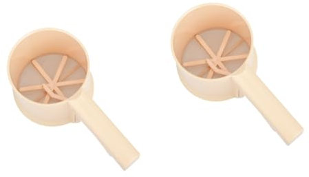 Alipis 2pcs Handheld Mesh Flour Sifter Flour Sieve for Cooking Baking Sifting Strainer Portable Handle