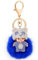 Kiki Monqiqi Porte-clés Porte-clés en peluche avec strass, Bleu