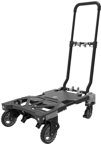 2-in-1 Handwagen mit Rädern (max. Tragkraft 150 kg, 100 kg) zusammenklappbarer Handwagen