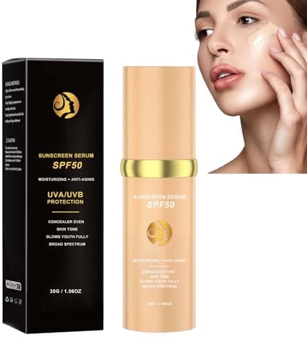 Biomimische Foundation 4 In 1, Color Changing Foundation Mit Lichtschutzfaktor 50+,Farbverändernde Foundation mit Mittlerem Spektrums, Langlebige Wasserfeste Biomimische Lichtspektrum Foundation