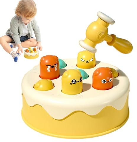 Whack Mole Hammering Game | Educational Interactive Pounding Toys with Hammer Hand Eye Co-Ordination Learning Toddler Toy For 2+ Years Old Kids