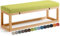 Gartenmöbelkissen für 2-/3-Sitzer-Bank und Küchenstühle, rutschfestes Sitzpolster für Outdoor/Innenbereich, 130 x 45 x 3 cm, bequemes Terrassen-Sofa-Kissen