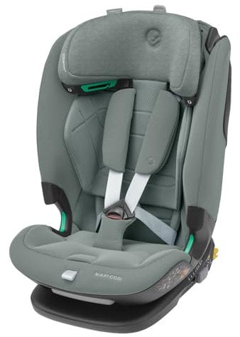 Maxi-Cosi Titan Pro² i-Size Kindersitz, 76-150 cm, 15 Monate-12 Jahre, G-CELL-Seitenaufprallschutz, Easy-in Gurtsystem, ClimaFlow, AirProtect-Sicherheitskissen, 4 Liegepositionen, Authentic Grey