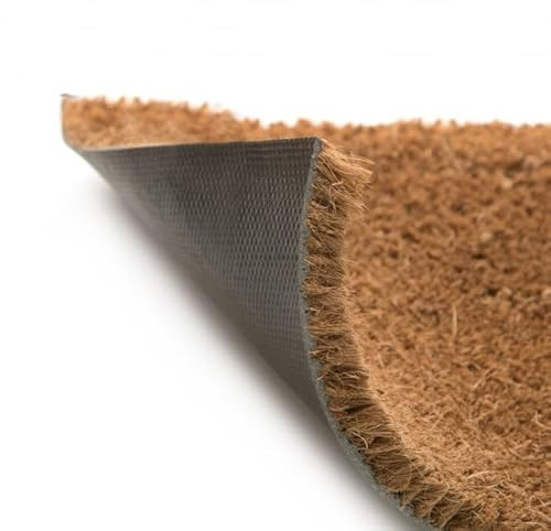 Heavy Duty Natural Coir Entrance Matting Reception Door Mat 17mm 1m & 2m Wide (2m x 1.25m)