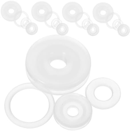 BEBEMOKO 20 piezas de accesorios para olla a presión eléctrica, tapas de sellado flotantes, piezas de repuesto XL, junta de válvula flotante para ollas a presión, goma blanca