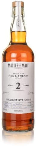 Five & Twenty 2 Year Old Rye 2015 Single Cask (Master of Malt)