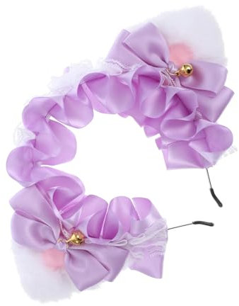HAPINARY Katzenohren Stirnband Haarreif Party Kopfschmuck Ebene Cosplay Ohr-stirnband Für Damen Und Kinder