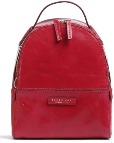The Bridge Reiserucksack Damen Leder 44677501, Berry, Einheitsgröße
