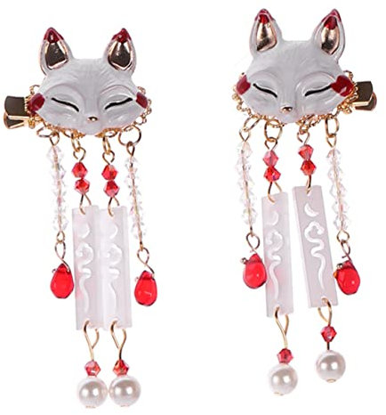 Holibanna Horquilla De Borlas Colgantes De Estilo Chino Pinza Cabello De Niña Para Cosplay y Fotos De Año