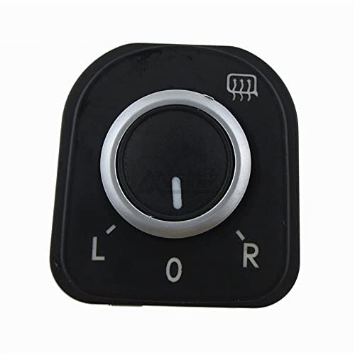 XEDLAMP Auto-Seitenspiegel-Einstellschalter, Wärmeregelung, for VW, for Golf 5 6 Mk5 6, for Jetta 5 6, for Passat B6, for, for Seat, Auto-Seitenspiegelschalter