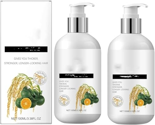 Reiswasser-Haarregenerierungsshampoo, Haarregenerierungsshampoo mit Biotin, bei Haarausfall und dünner werdendem Haar, Kraftvolles und regenerierendes Haar, für Männer und Frauen