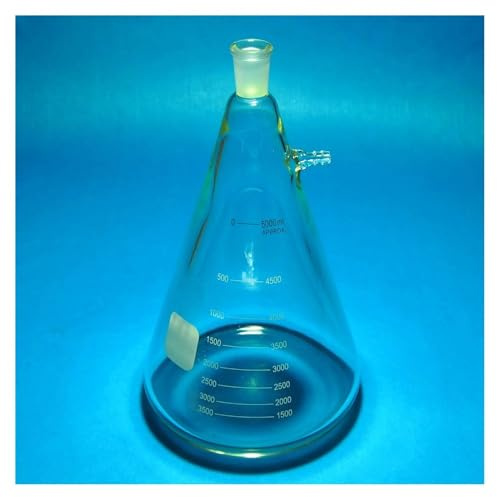 Flacon en verre 24/40 de 5000ml, bouteille de 5L, verrerie de laboratoire