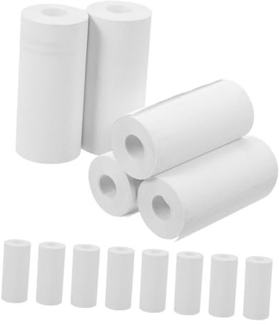 FONDOTIN 20 Pièces Paper Rolls For Instant Print Camera Inkless Thermal Credit Card Paper For DIY Drawing Labeling Safe Non-toxic Material