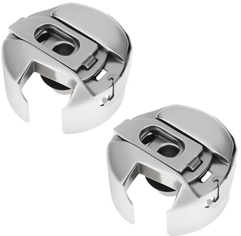 Create idea 2 Stück Nähmaschinen-Spulenkapseln mit Federn BC-PF9076-NBL Kompatibel mit Pfaff Kompatibel mit Adler