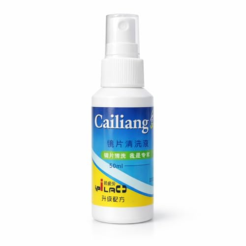 50 ml Alcohol-Free Lens Cleaning Spray for Glasses and Screens | Fine mist for quick, streak-free removal of fingerprints, oil, dust and everyday smudges at home or on the go