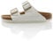 Birkenstock Damen Arizona Birko-Flor Bout öffnen, Weiß (Vernis Blanc), 39 EU Schmal