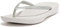 Fitflop Damen Iqushion Ergonomic Flip-flops' Zehentrenner, Silber, 36 EU