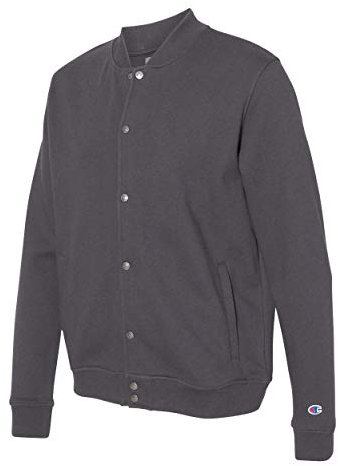 Champion Mens Bomber Jacket (CO100) -Charcoal H -M